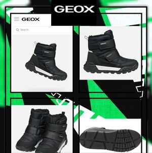 ⛄️EUC All Weather & Terrain Geox Kids Trekkyup Abx Junior ⛄️